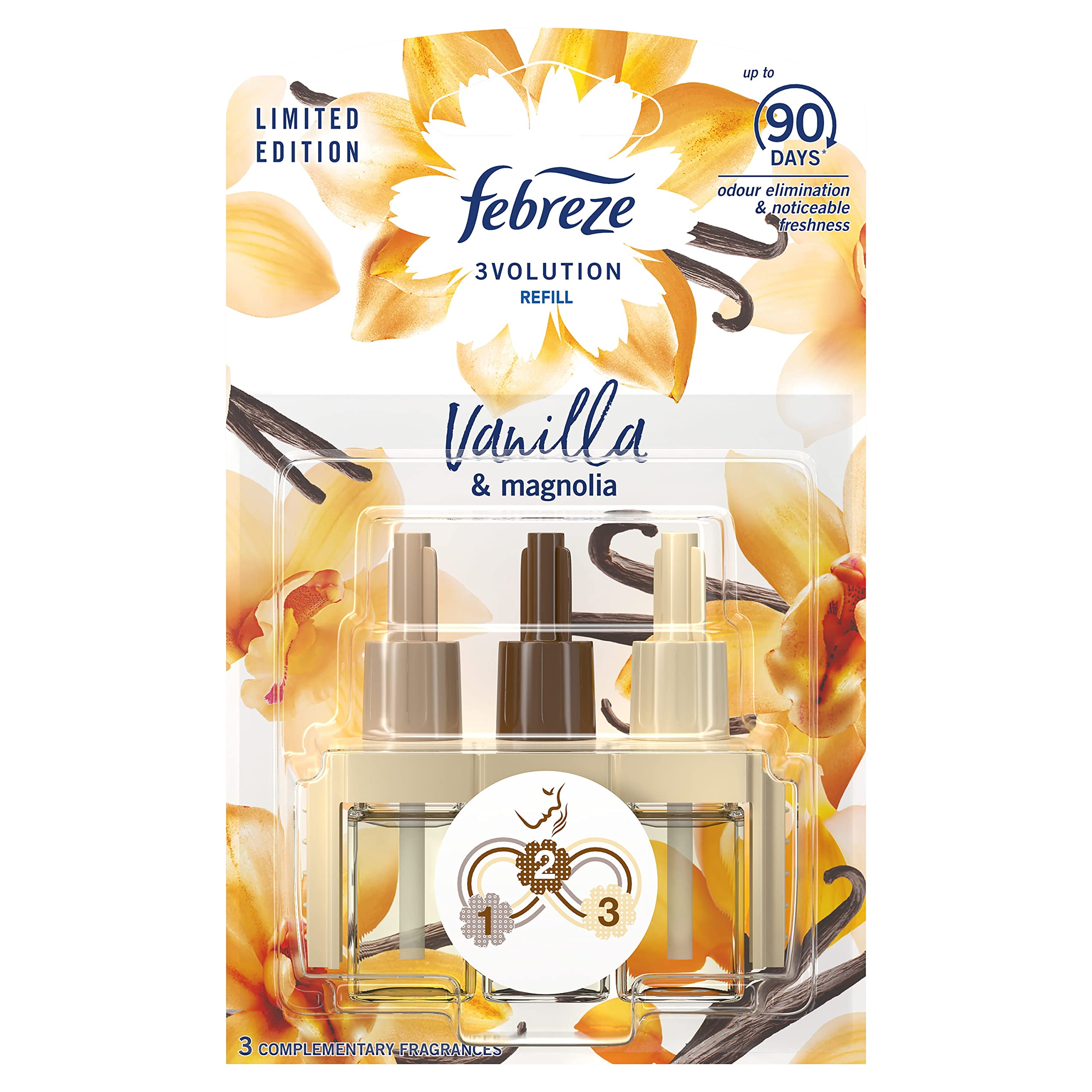 Febreze 3Volution Refill Vanilla & Magnolia 20ml Febreze 3Volution Refill Vanilla & Magnolia 20ml